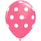 JAM Paper 12" Polka Dot Latex Party Balloons, 12ct.